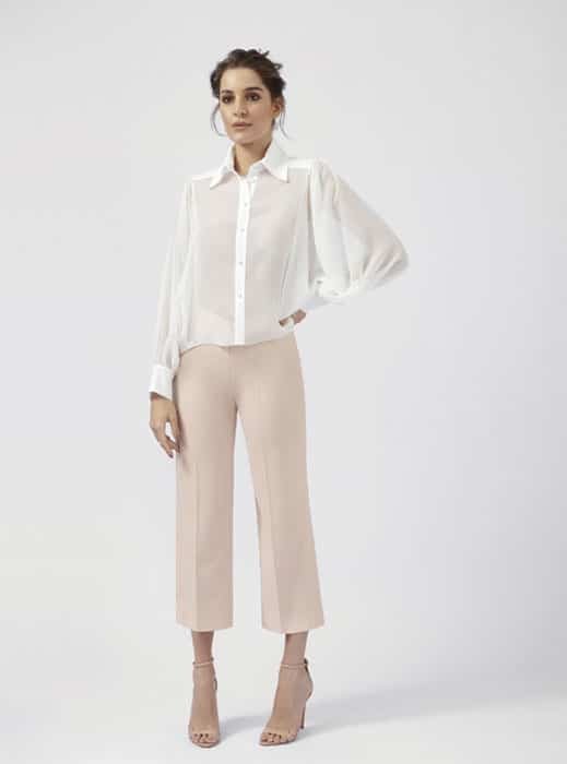 Camisa de Seda Branca